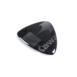 Sticker 4R 3D BIKE SHIELD in GLITER-SILBER (40 x 35/10mm) mit KAWASAKI Log
