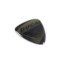 Sticker 4R 3D BIKE SHIELD in GLITER-GOLD (40 x 35/10mm) mit DUCATI Logo