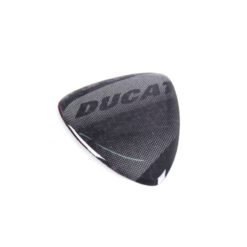 Sticker 4R 3D BIKE SHIELD in HI-LUX-SILBER (40 x 35/10mm) mit DUCATI Logo