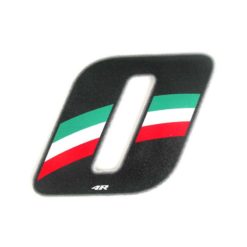 Sticker 4R RACING Nr.: 0 Italy-farben (100 x 140mm)
