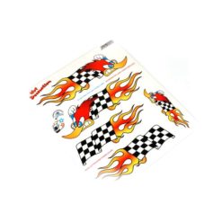 Sticker-Set MERYT Smoking Duck/Flag (14 x 16cm)