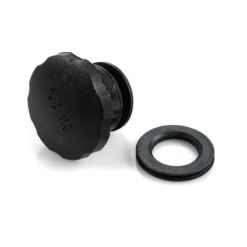 Tankdeckel PIAGGIO in SCHWARZ aus Kunststoff zu Ciao/Grillo ohne Messstab