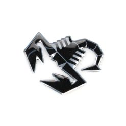 Sticker ABARTH 3D SCORPIONE NERO (Höhe: 65mm)