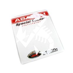 Sticker ABARTH SCORPIONE in WEISS (24cm)