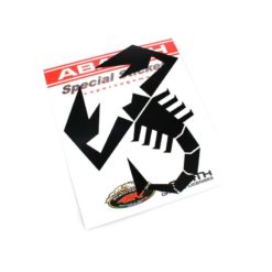 Sticker ABARTH SCORPIONE in SCHWARZ (24cm)