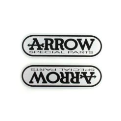 Sticker-Set 4R ARROW (10 x 12cm) in Schwarz/Silber