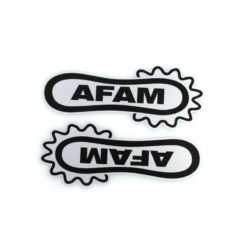 Sticker-Set 4R AFAM (10 x 12cm) in Schwarz/Silber