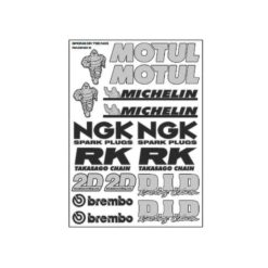 Sticker-Set 4R SPONSOR Racing 4.0 (35 x 25cm)