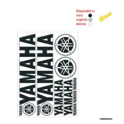 Sticker-Set 4R YAMAHA (35 x 25cm) in Schwarz