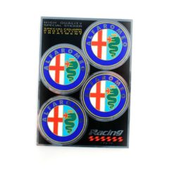 Sticker-Set 4R ALFA ROMEO (Ø 48mm - 130 x 95mm)