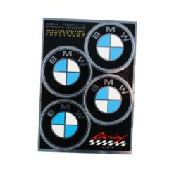 Sticker-Set 4R BMW (Ø 48mm - 130 x 95mm)