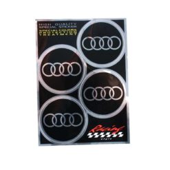Sticker-Set 4R AUDI (Ø 48mm - 130 x 95mm)