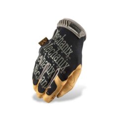 Werkstatt- Handschuhe MECHANIX ORIGINAL 4X MATERIAL in Schwarz/Beige (Grös