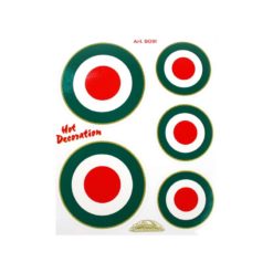 Sticker-Set 4R POINTS (fluoreszierend/reflektierend) 2x 72cm / 3x 49cm (13