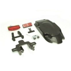 Kennzeichenhalter ACCESS DESIGN CAFE RACER in SCHWARZ mit LED- Kennzeichen