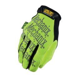 Werkstatt- Handschuhe MECHANIX ORIGINAL SAFETY in Gelb- Fluor (Grösse L)