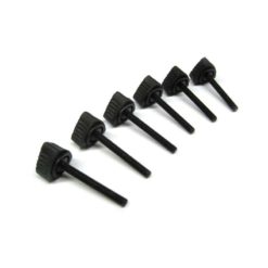 Seitenschutzschrauben- Set PUCH (6 Stück) in SCHWARZ zu Maxi S