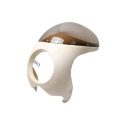 Scheinwerferverschalung MOPED KINGS CAFE RACER mit Scheibe, aus Polyester