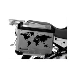 Sticker-Set 4R ADVENTURE ATLAS (30 x 15cm) in schwarz, geeignet für Seiten