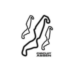 Sticker-Set 4R ASSEN (10 x 12cm) in schwarz