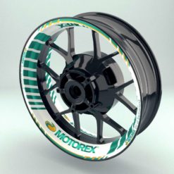 Wheelsticker TECH PREMIUM - MOTOREX wie Abbildung (beidseitig/vorne