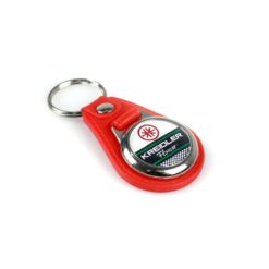 Schlüsselanhänger NN PRODUCTS KREIDLER Florett aus Leder in rot mit Emblem