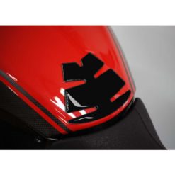 Tankprotektor PRINT DUCATI 749/999/Diavel in schwarz (141.7 x 118.3mm)