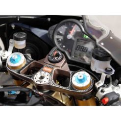 Gabelbrücken- Protektor PRINT in carbon-look zu Aprilia
