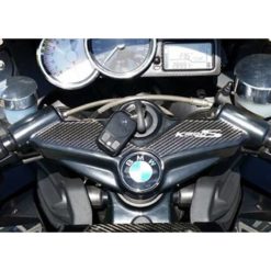 Gabelbrücken- Protektor PRINT in carbon-look zu BMW