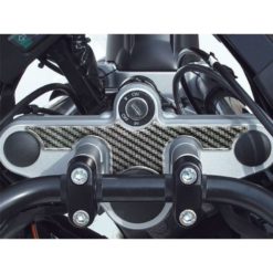 Gabelbrücken- Protektor PRINT in carbon-look zu BMW