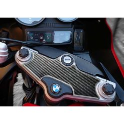 Gabelbrücken- Protektor PRINT in carbon-look zu BMW