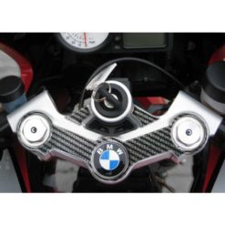 Gabelbrücken- Protektor PRINT in carbon-look zu BMW