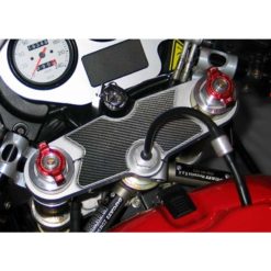 Gabelbrücken- Protektor PRINT in carbon-look zu Ducati