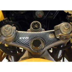 Gabelbrücken- Protektor PRINT in carbon-look zu Honda