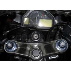 Gabelbrücken- Protektor PRINT in carbon-look zu Honda