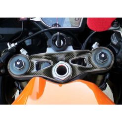 Gabelbrücken- Protektor PRINT in carbon-look zu Honda