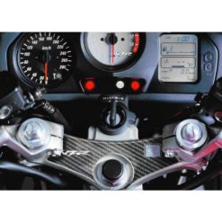 Gabelbrücken- Protektor PRINT in carbon-look zu Honda