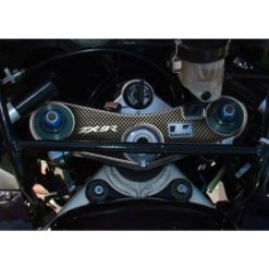 Gabelbrücken- Protektor PRINT in carbon-look zu Kawasaki