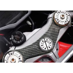 Gabelbrücken- Protektor PRINT in carbon-look zu MV Agusta