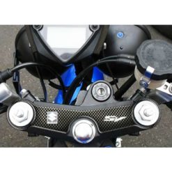 Gabelbrücken- Protektor PRINT in carbon-look zu Suzuki
