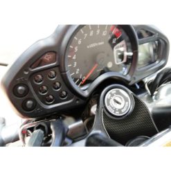 Gabelbrücken- Protektor PRINT in carbon-look zu Suzuki