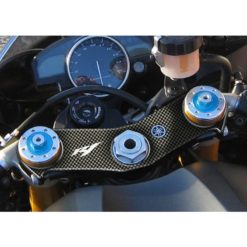 Gabelbrücken- Protektor PRINT in carbon-look zu Yamaha