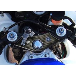 Gabelbrücken- Protektor PRINT in carbon-look zu Yamaha