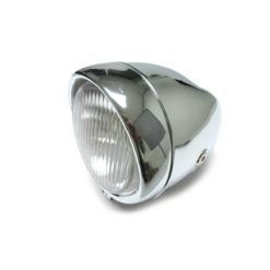 Scheinwerfer NO NAME OLD SCHOOL EIER (Ø130 x 170mm) in chrom ,inkl. Mont