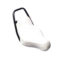 Sattel CHOPPER Hobby Rider in weiss mit Rückenlehne