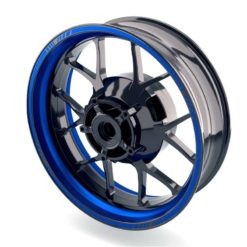 Wheelsticker TECH STANDARD - WIDE STRIPES in blau (beidseitig/vorne