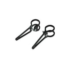 Scheinwerferhalter MOPED KINGS (Paar) MLM in schwarz für Holmen mit (Ø 28mm