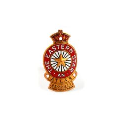 Lenkkopfschild MOPED KINGS EASTERN STAR 60 x 33mm zum nieten