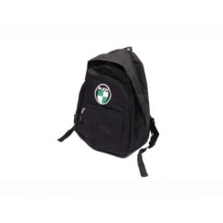 Rucksack PUCH mit Logo Aufdruck, in schwarz (L 33 x B 17 x H 43cm)