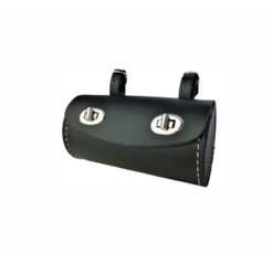 Satteltasche MOPED KINGS in Tonnenform (Ø 80 x L 160mm) in schwarz